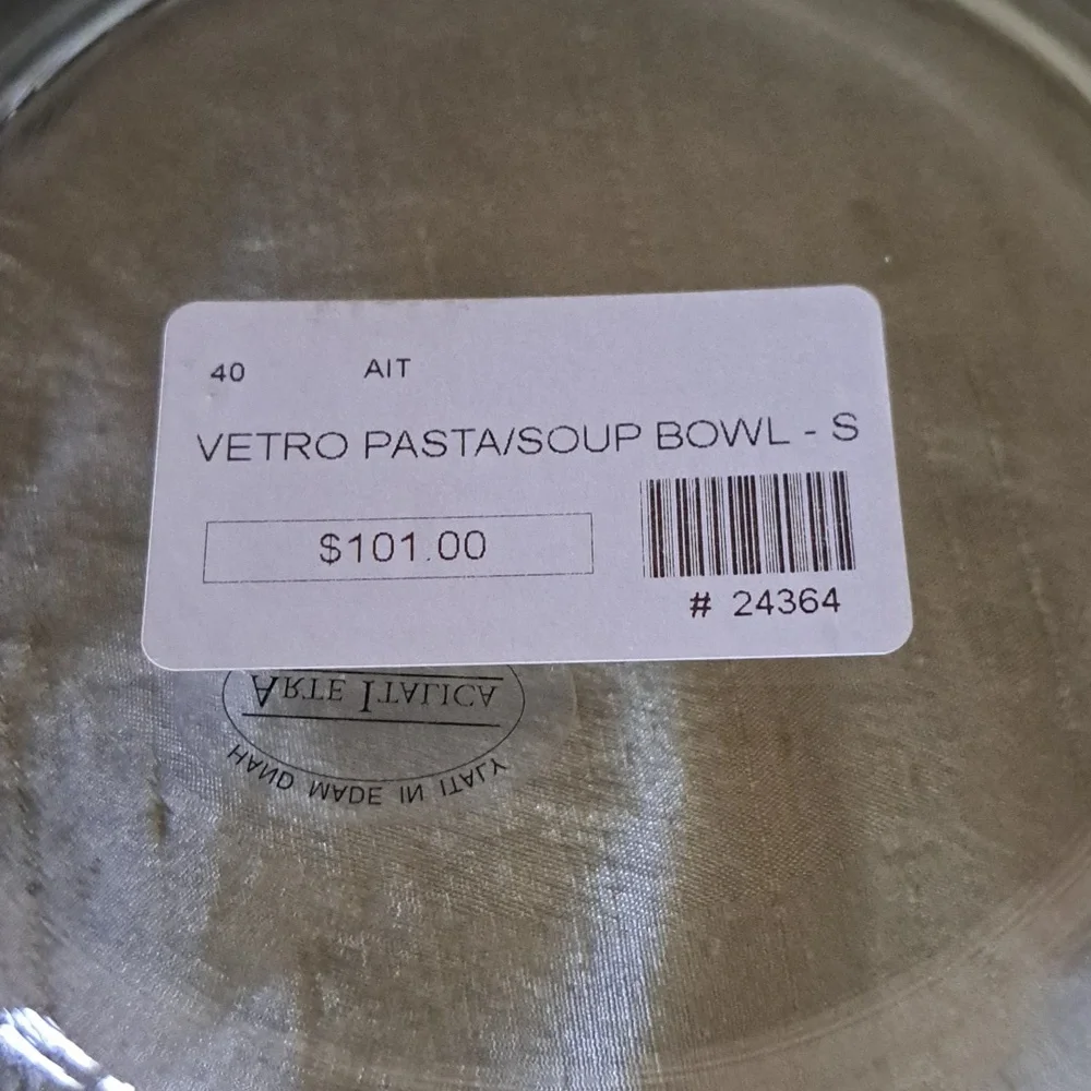 Arte Italica Vetro Pasta/Soup Bowl